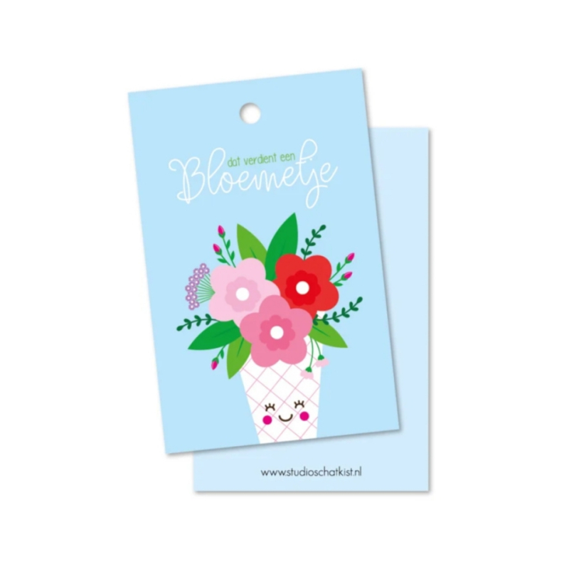 Cadeaulabels | Dat verdient een bloemetje